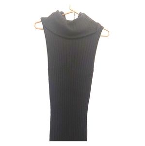 Turtle neck sweater dress